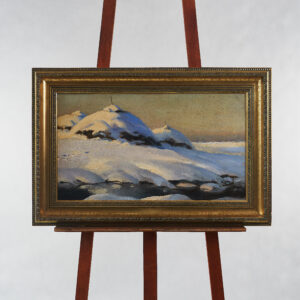 JÓZEFCZYK Zygmunt (1881-1966) „Stogi w śniegu”