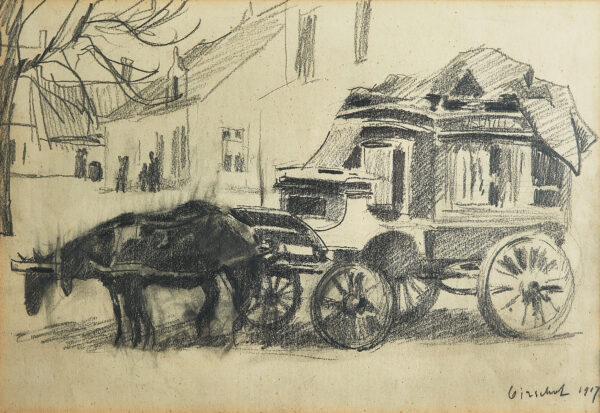 CZAJKOWSKI Stanisław (1878-1954) "Powóz" - obrazek 2