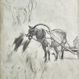 CZAJKOWSKI Stanisław (1878-1954) „Studium konia”