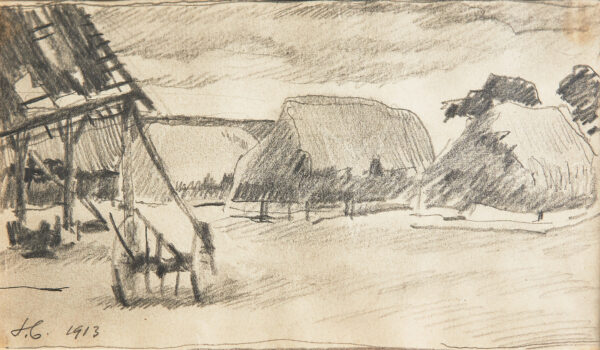 CZAJKOWSKI Stanisław (1878-1954) "Zagroda" - obrazek 2