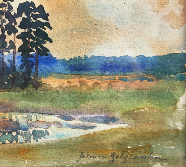 GAŁĘZOWSKA-MALINOWSKA Jadwiga (1876-1948) "Pejzaż" - obrazek 3