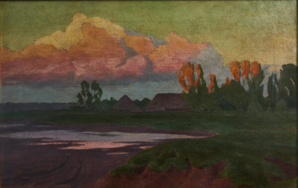 KARSZNIEWICZ Jerzy (1878-1945) "Pejzaż" - obrazek 2