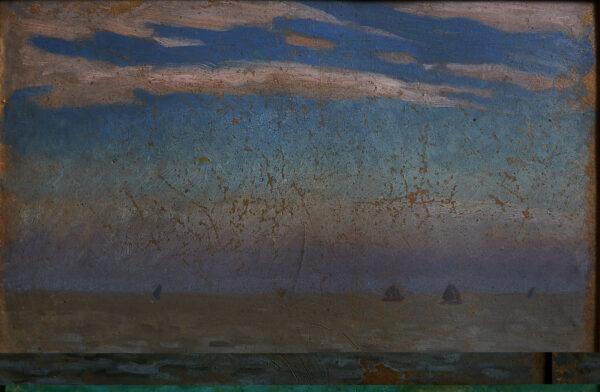 CZAJKOWSKI Stanisław (1878-1954) "Pejzaż marynistyczny" - obrazek 2