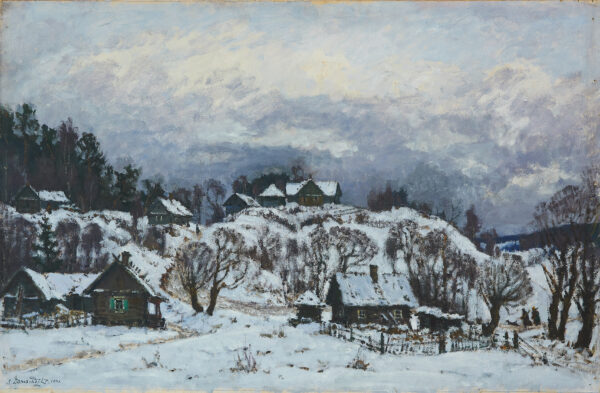 DOMARADZKI Stefan (1897-1983) "Pejzaż zimowy" - obrazek 2